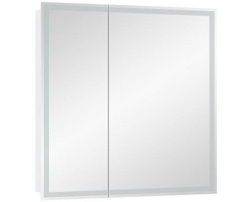 Зеркальный шкаф Континент Allure LED 80 МВК045 с подсветкой Белый