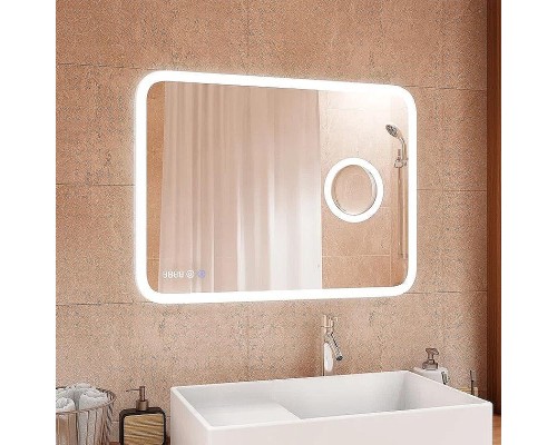 Зеркало Континент Bliss 800х700 ЗЛП334 с подсветкой с сенсорным выключателем