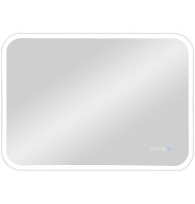 Зеркало Континент Demure 1000х700 ЗЛП601 с подсветкой с сенсорным выключателем с подогревом с часами