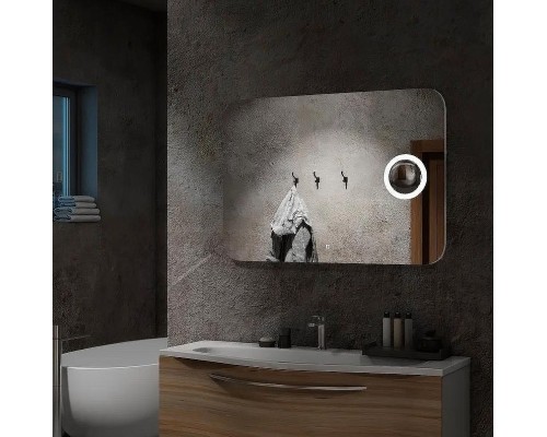 Зеркало Континент Elegant 1200х700 ЗЛП699 с подсветкой с сенсорным выключателем