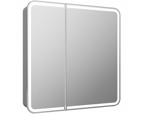 Зеркальный шкаф Континент Elliott LED 80 МВК014 с подсветкой Белый