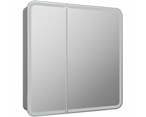 Зеркальный шкаф Континент Elliott LED 80 МВК014 с подсветкой Белый