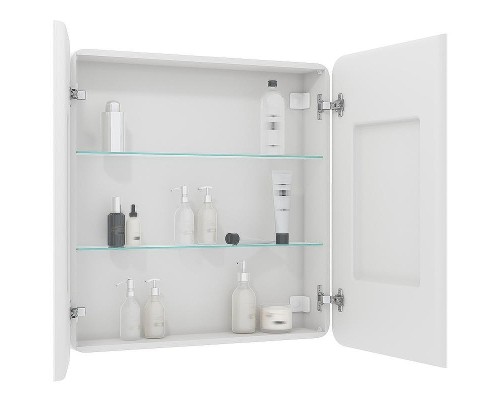 Зеркальный шкаф Континент Elliott LED 80 МВК014 с подсветкой Белый