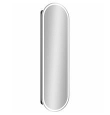 Зеркальный шкаф Континент Elmage black LED 45 МВК048 с подсветкой Черный