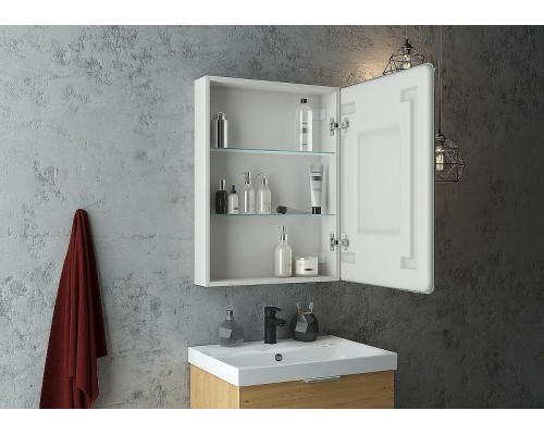 Зеркальный шкаф Континент Emotion LED 60 МВК028 с подсветкой Белый