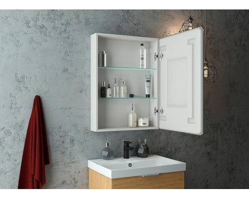 Зеркальный шкаф Континент Emotion 50 МВК128 с подсветкой Белый