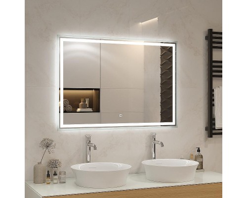 Зеркало Континент Fancy 1000x700 ЗЛП879 с подсветкой с сенсорным выключателем