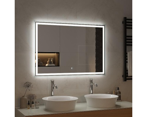 Зеркало Континент Fancy 1000x700 ЗЛП879 с подсветкой с сенсорным выключателем