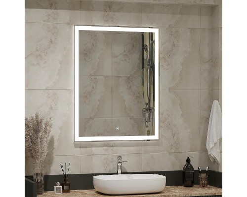 Зеркало Континент Mercury 700x900 ЗЛП506 с подсветкой с сенсорным выключателем