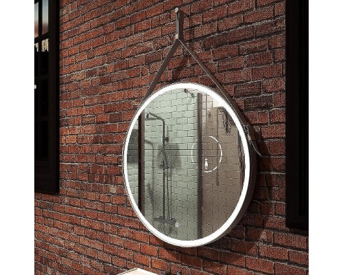 Зеркало Континент Millenium D 650 ЗЛП738 с подсветкой Белое с сенсорным выключателем