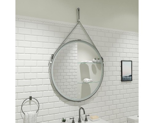 Зеркало Континент Millenium D 800 ЗЛП1706 с подсветкой Белое с сенсорным выключателем