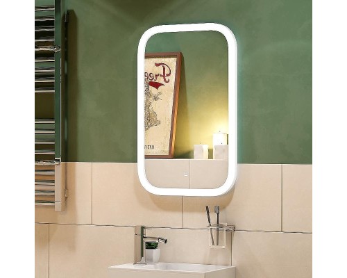 Зеркало Континент Mini 400х700 ЗЛП852 с подсветкой с сенсорным выключателем