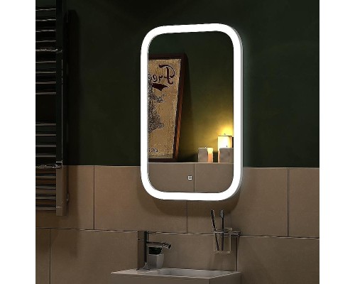 Зеркало Континент Mini 400х700 ЗЛП852 с подсветкой с сенсорным выключателем