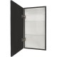 Зеркальный шкаф Континент Mirror Box black Led 35 L МВК063 с подсветкой Черный