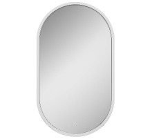 Зеркало Континент Prime 450х800 ЗЛП1099 с подсветкой Белое с сенсорным выключателем