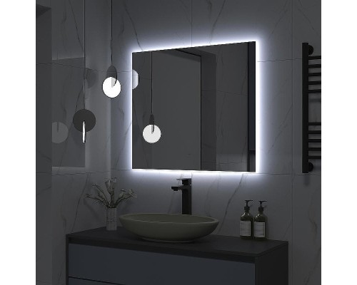 Зеркало Континент Trezhe 800x700 ЗЛП534 с подсветкой с бесконтактным выключателем