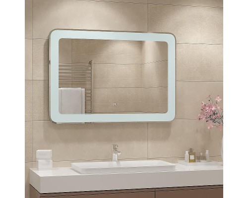 Зеркало Континент Velvette 1000x700 ЗЛП466 с подсветкой с сенсорным выключателем
