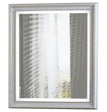 Зеркало Континент Verona 630х780 ЗЛП25 с подсветкой Белое с сенсорным выключателем