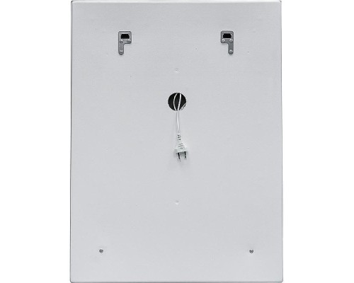 Зеркало Континент Verte 600х800 ЗЛП478 с подсветкой с часами и датчиком движения