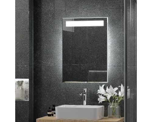 Зеркало Континент Фаворит Люкс 535х740 ЗЛП19 с подсветкой с вилкой