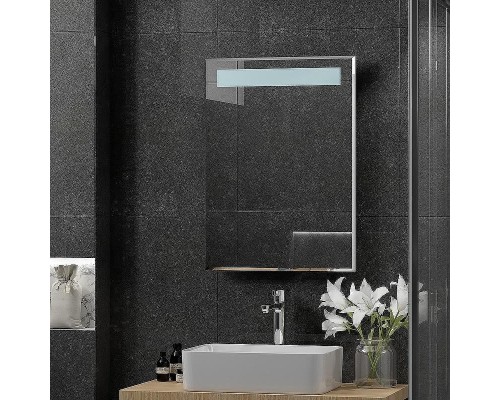 Зеркало Континент Фаворит Люкс 535х740 ЗЛП19 с подсветкой с вилкой