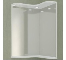 Зеркало СанТа Аврора 65 с подсветкой угловое