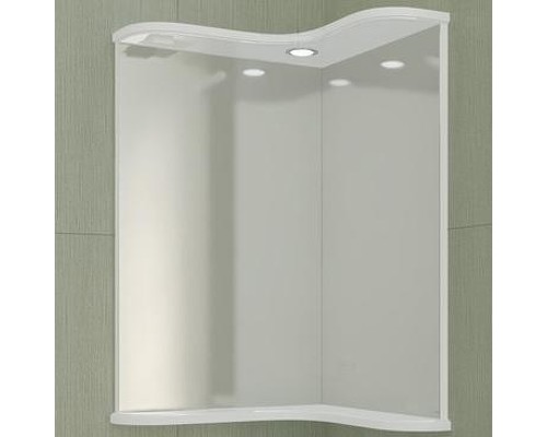 Зеркало СанТа Аврора 65 с подсветкой угловое