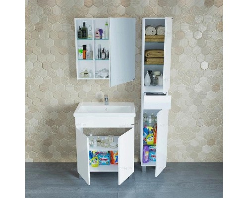 Шкаф пенал СанТа Марс 30 Белый