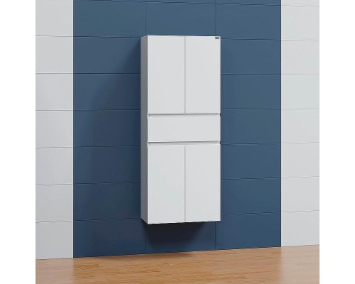 Шкаф пенал СанТа Марс 60 700310 подвесной Белый