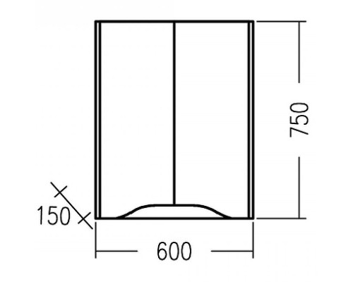 Подвесной шкаф СанТа Сатурн 60 700373 Белый Дуб австрийский
