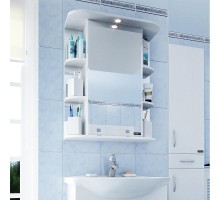 Зеркальный шкаф СанТа Герда 60 с подсветкой Фацет