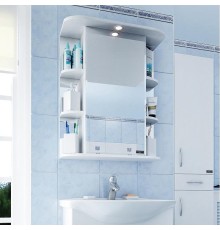 Зеркальный шкаф СанТа Герда 60 с подсветкой Фацет