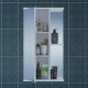 Зеркальный шкаф СанТа Ника 40 L 101080 Белый