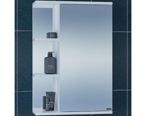 Зеркальный шкаф СанТа Ника 50 R 101085 Белый