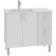 Тумба под раковину СанТа Вега 90 700448 Белая