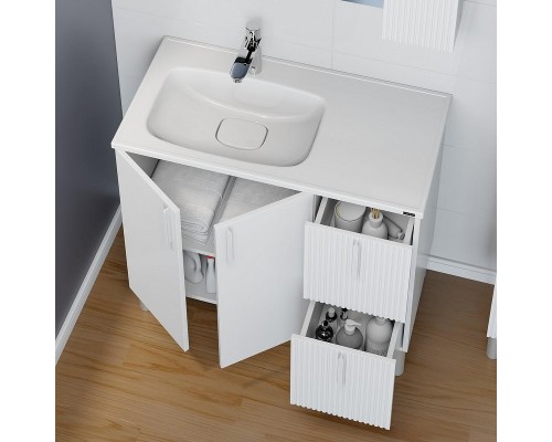 Тумба под раковину СанТа Вега 90 700448 Белая