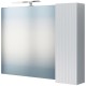 Зеркало со шкафом СанТа Вега 90 700453 с подсветкой Белый