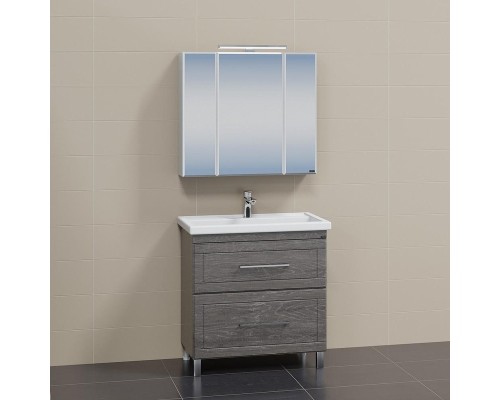 Тумба под раковину СанТа Венера 80 221018 Дуб шале графит