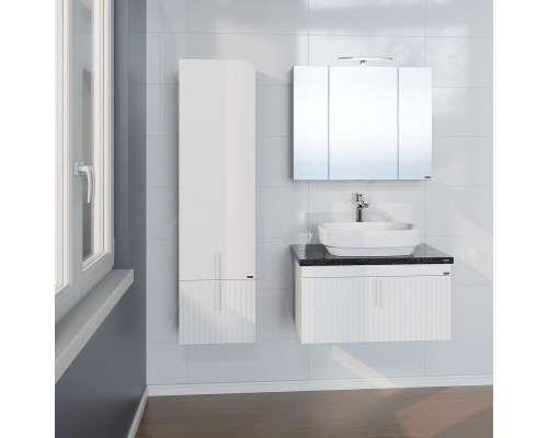 Тумба под раковину СанТа Юпитер 80 700359 подвесная Белая