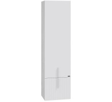 Шкаф пенал СанТа Юпитер 40 700364 подвесной Белый Светлое дерево