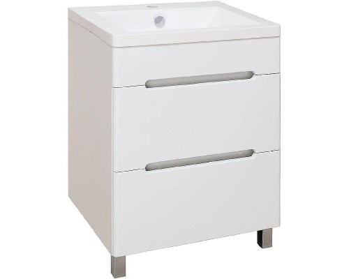 Тумба под раковину Runo Парма 60 00000001139 Белая