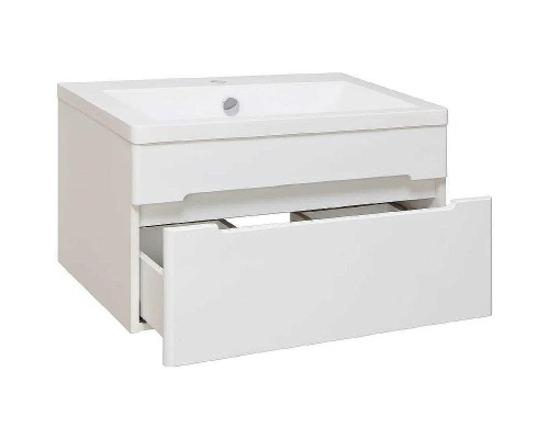 Тумба под раковину Runo Парма 60 00000001138 подвесная Белая