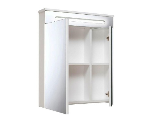 Зеркальный шкаф Runo Парма 60 00000001147 с подсветкой Белый
