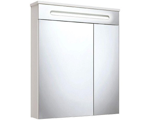 Зеркальный шкаф Runo Парма 60 00000001147 с подсветкой Белый