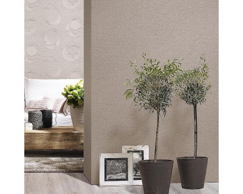 Обои Marburg Patent Decor 9348 Винил на флизелине (1,06x25) Белый, Однотонные