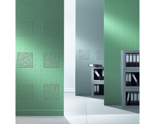 Обои Marburg Patent Decor 9313 Винил на флизелине (1,06x25) Белый, Клетка/Геометрия