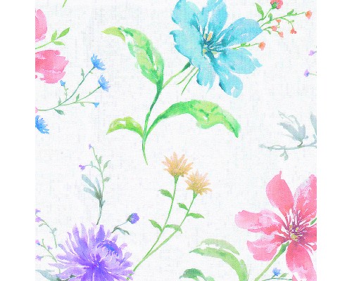 Обои Marburg Shades 32454 Винил на флизелине (0,53x10,05) Разноцветный, Цветы