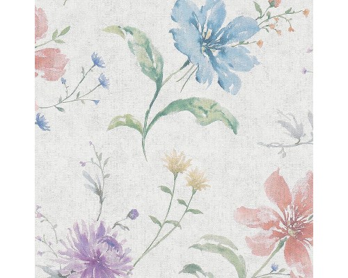 Обои Marburg Shades 32455 Винил на флизелине (0,53x10,05) Разноцветный, Цветы
