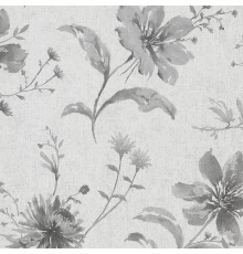 Обои Marburg Shades 32456 Винил на флизелине (0,53x10,05) Белый/Серый/Серый, Цветы