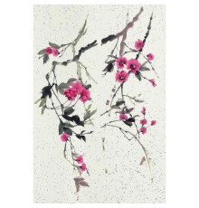 Панно Marburg Crush Motion 63447 Флизелин (1,4x2,7) Бежевый/Розовый, Цветы